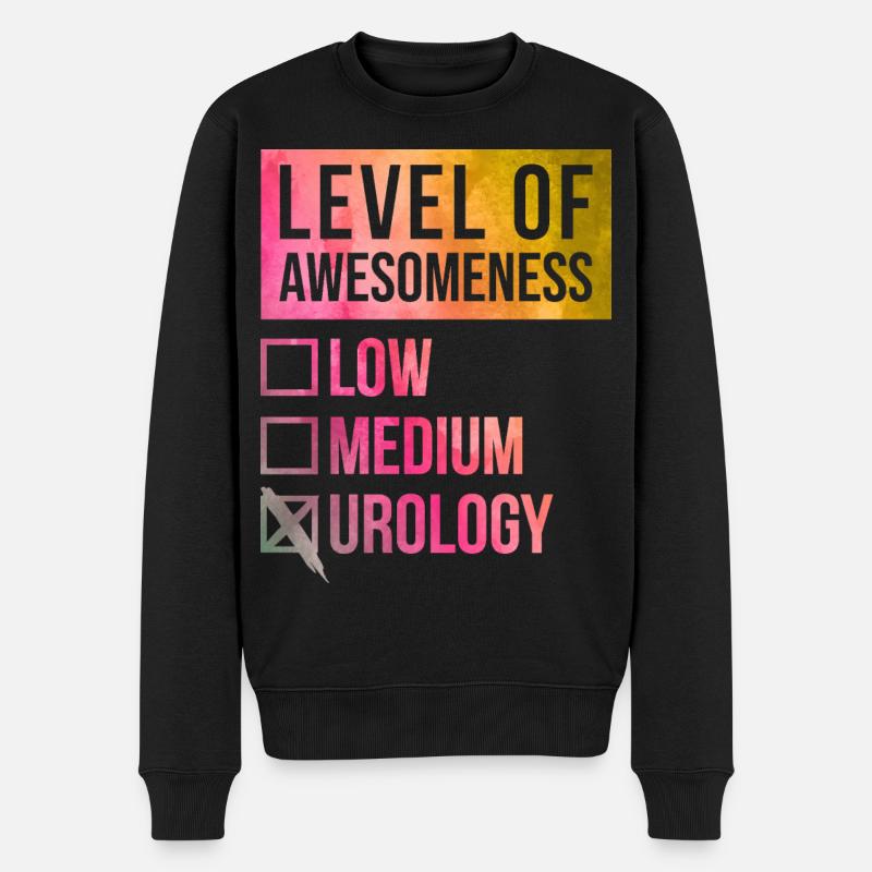 Urologie - Männer Premium Bio Pullover - Schwarz