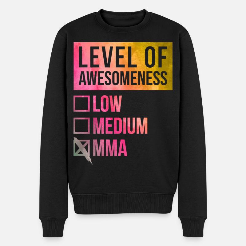 MMA - Pull Premium bio Homme - noir