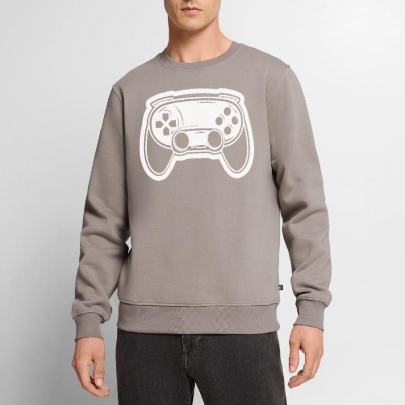 Videospiel Controller Zeichnung Männer Premium Bio Pullover