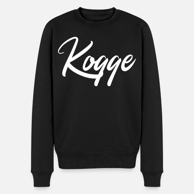 Kogge - Männer Premium Bio Pullover - Schwarz