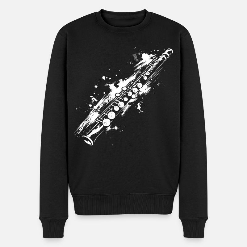 Flûte - Pull Premium bio Homme - noir