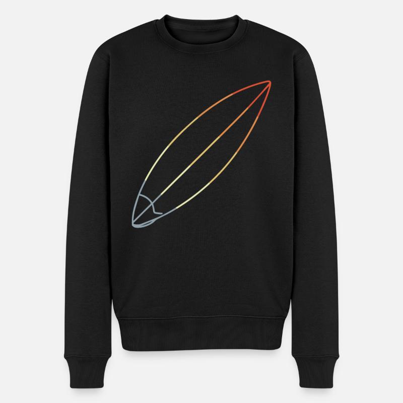 Planche de surf - Pull Premium bio Homme - noir