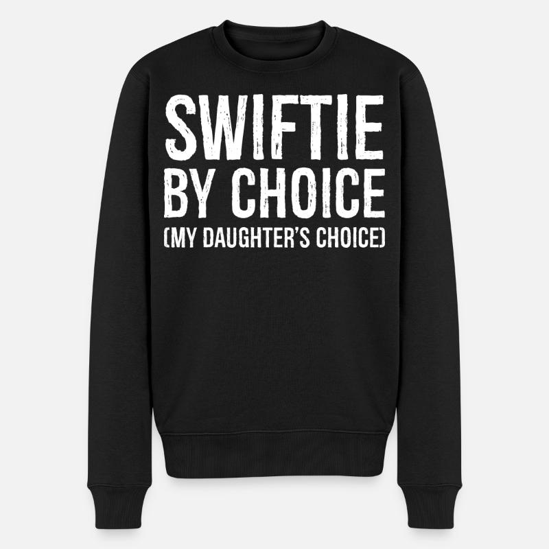 swiftie by choice - Pull Premium bio Homme - noir