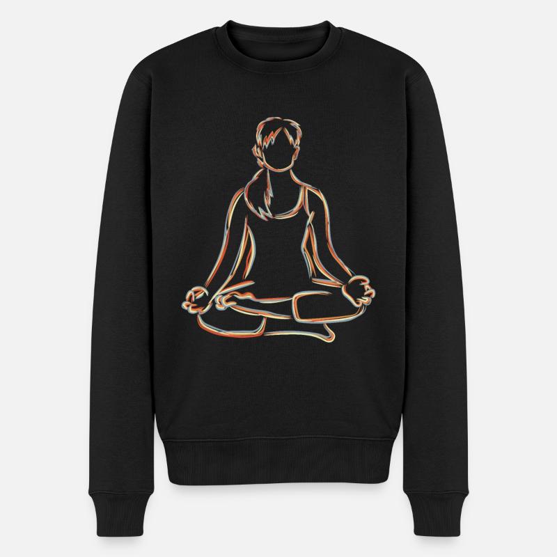 Yogini - Pull Premium bio Homme - noir