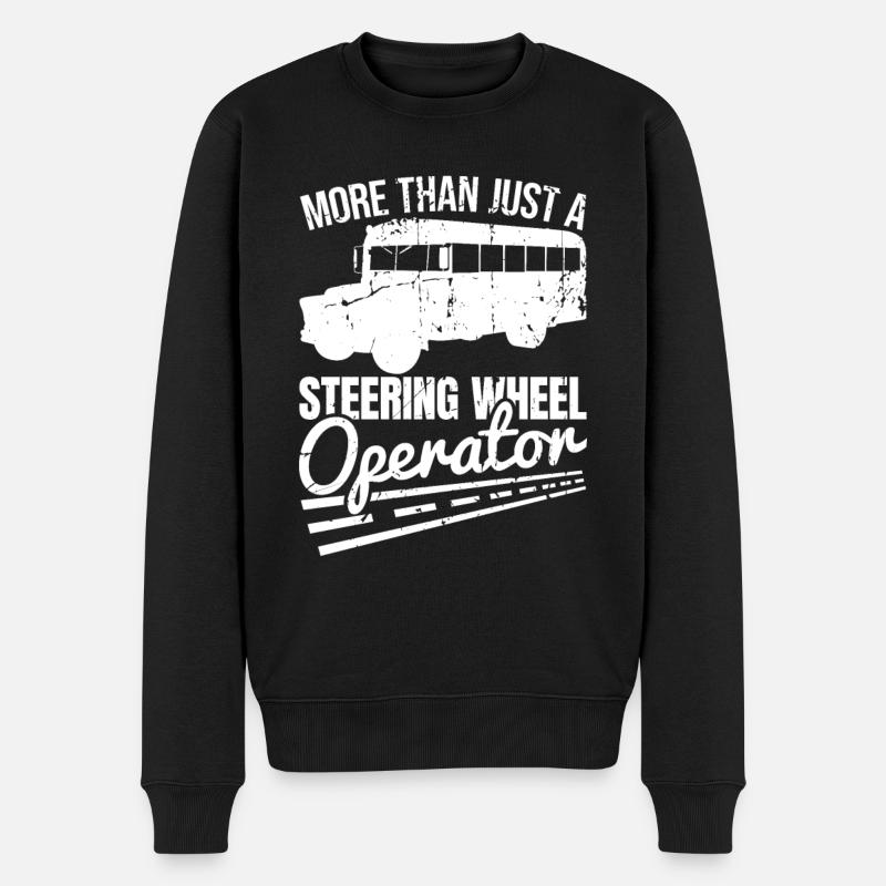 Plus qu’un simple opérateur de volant - Pull Premium bio Homme - noir