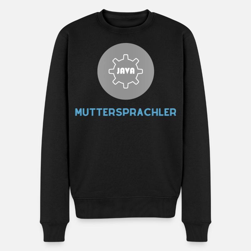 Locuteur natif : JavaScript Edition - Pull Premium bio Homme - noir