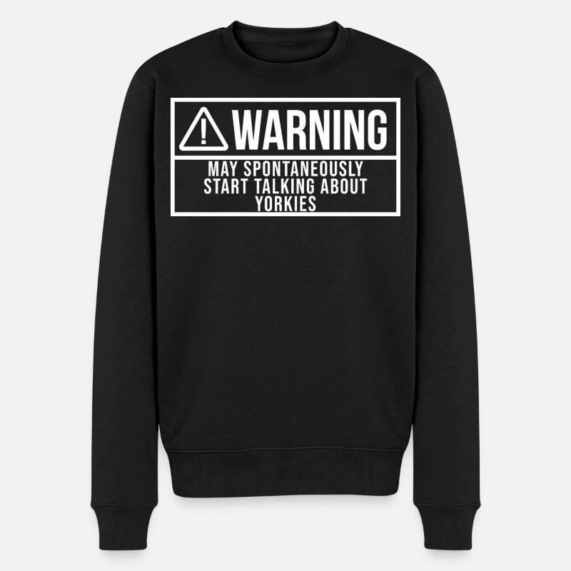Yorkie - Pull Premium bio Homme - noir