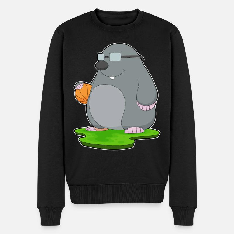 Taupe Basketteur Basketteur - Pull Premium bio Homme - noir