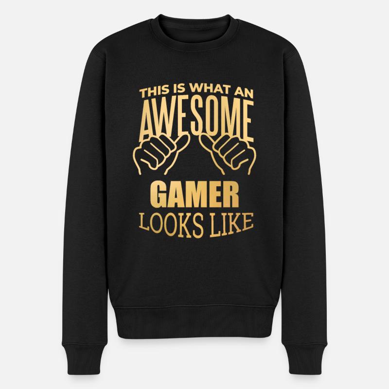 Jeu - Pull Premium bio Homme - noir