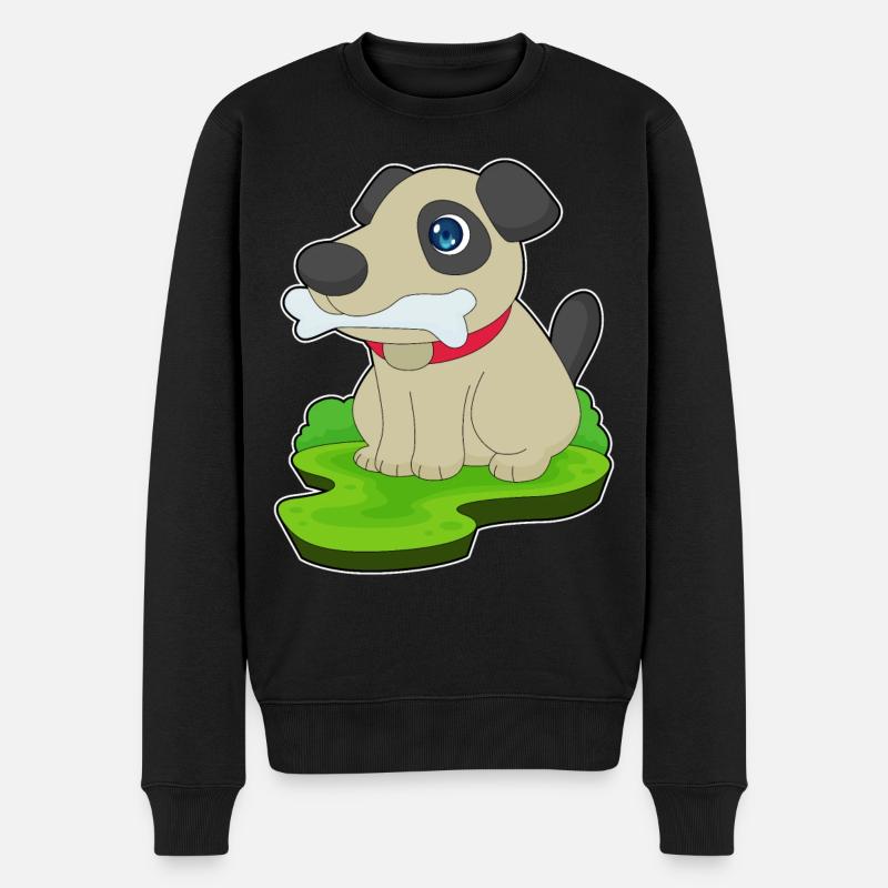 Os de chien - Pull Premium bio Homme - noir