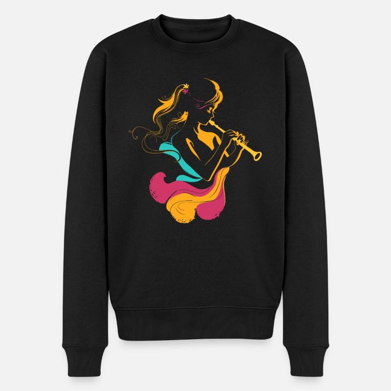 Flûtiste - Pull Premium bio Homme - noir