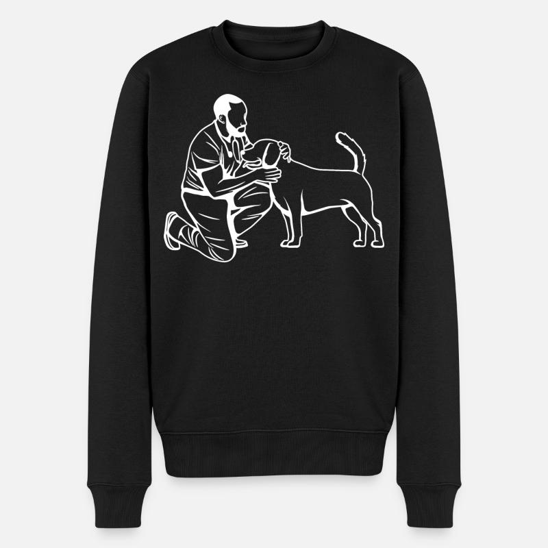 Tiermediziner - Männer Premium Bio Pullover - Schwarz