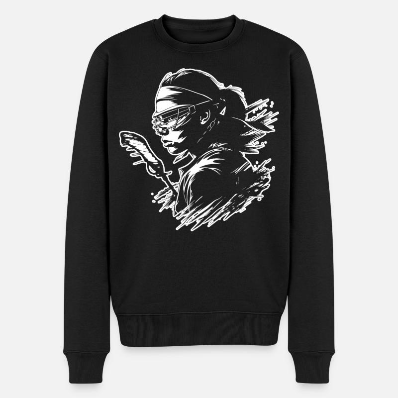 Joueur de crosse - Pull Premium bio Homme - noir