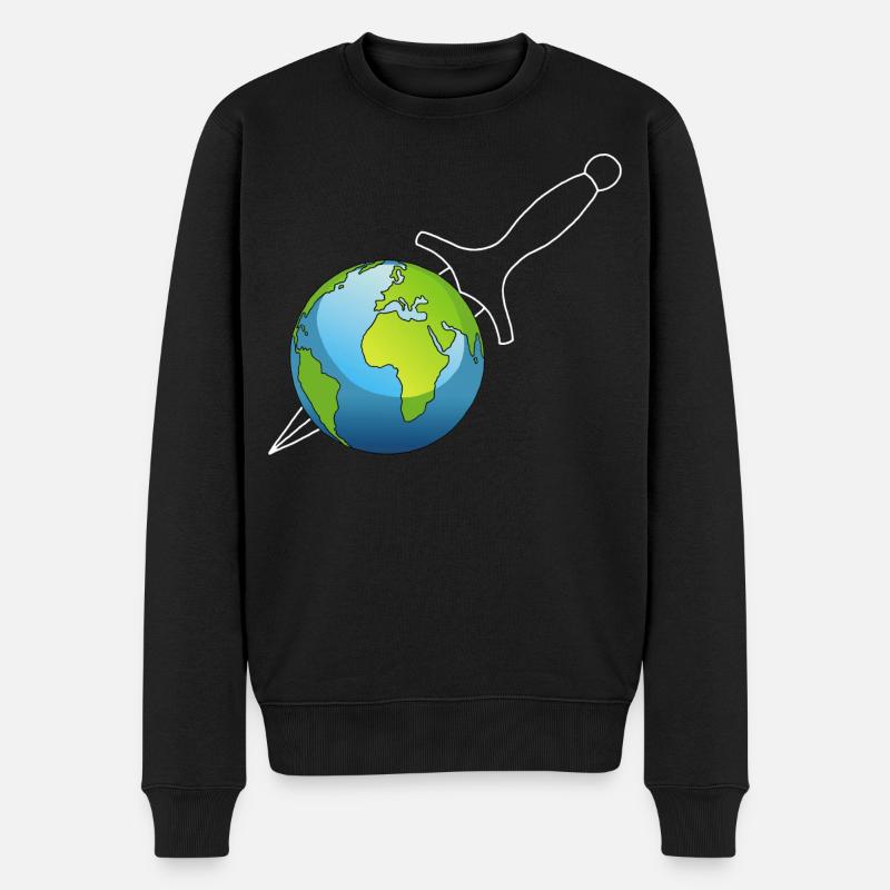 Meurtre de la planète Terre - Pull Premium bio Homme - noir