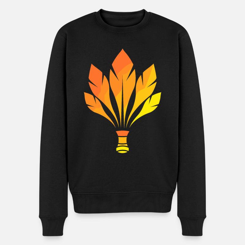 Badminton - Pull Premium bio Homme - noir