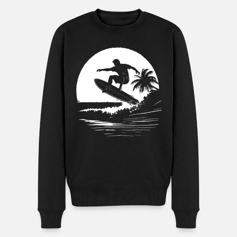 Surfeur - Pull Premium bio Homme - noir