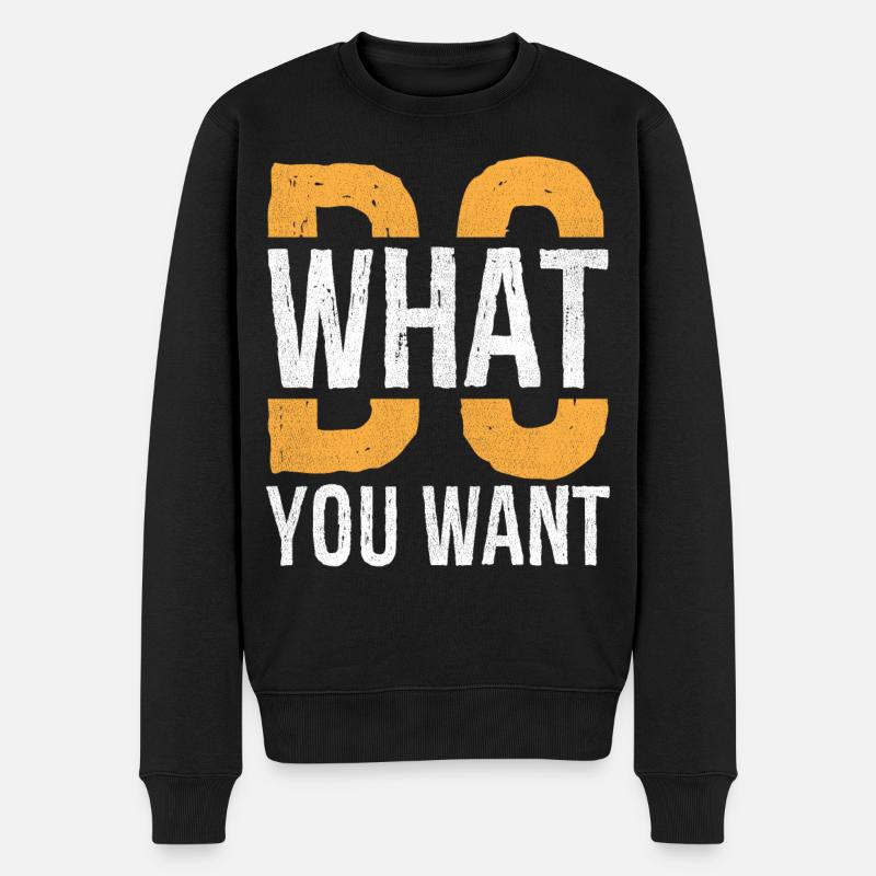 Faites ce que vous voulez - Pull Premium bio Homme - noir