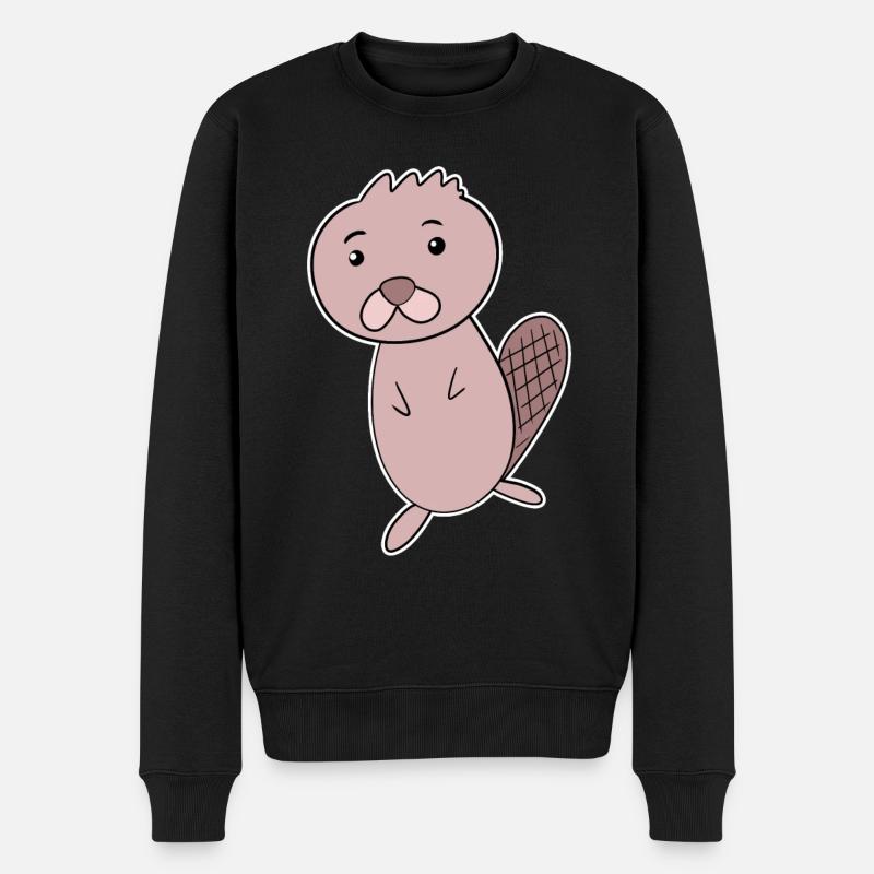 Animal castor - Pull Premium bio Homme - noir
