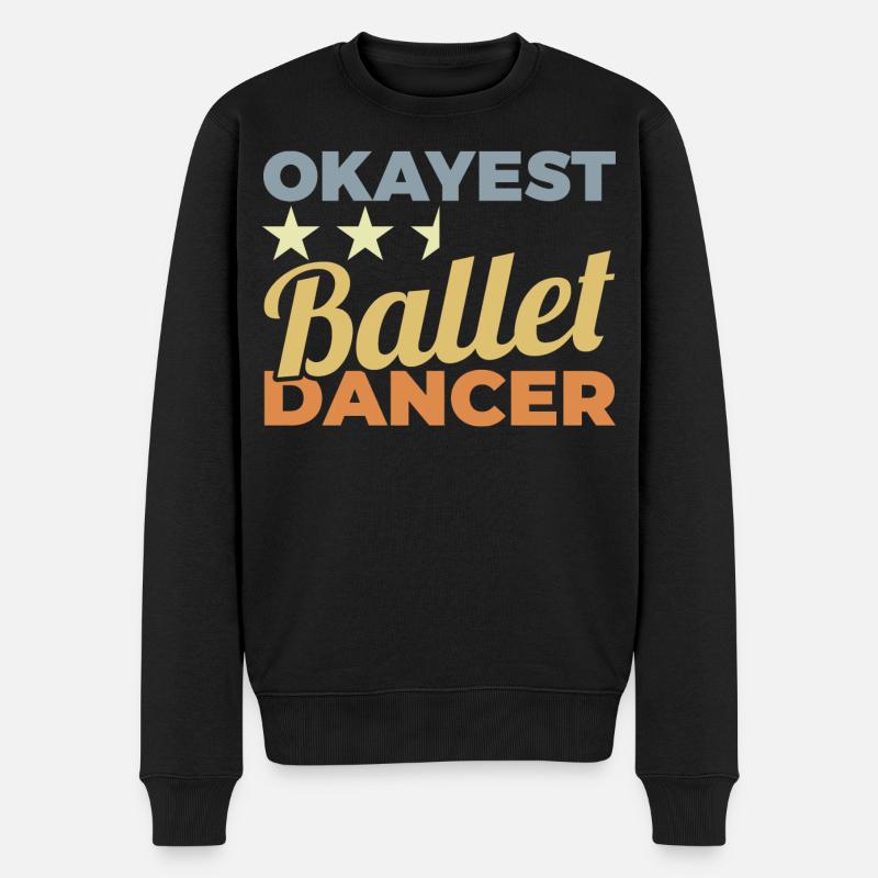 Durchschnittliches Ballett - Männer Premium Bio Pullover - Schwarz