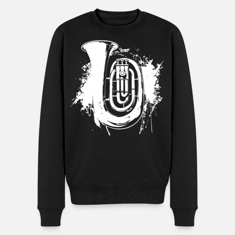 Tuba Graffiti - Pull Premium bio Homme - noir