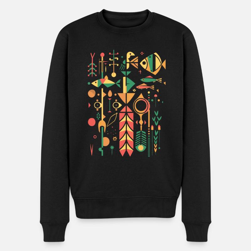 Pêche ludique - Pull Premium bio Homme - noir