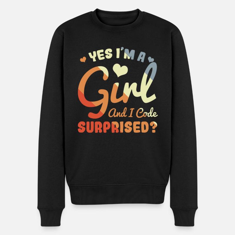 Developer - Men's Premium Organic Jumper - black