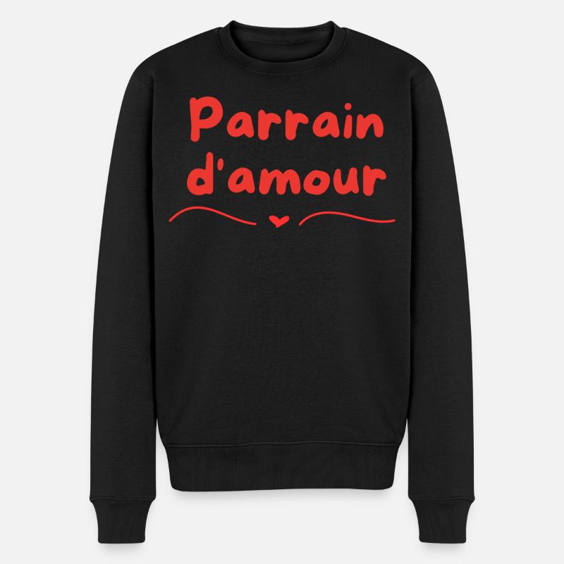 Parrain d'amour - Pull Premium bio Homme - noir