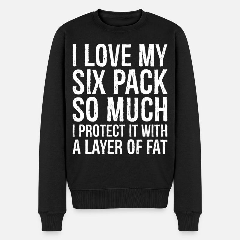 J’aime tellement mon pack de six - Pull Premium bio Homme - noir
