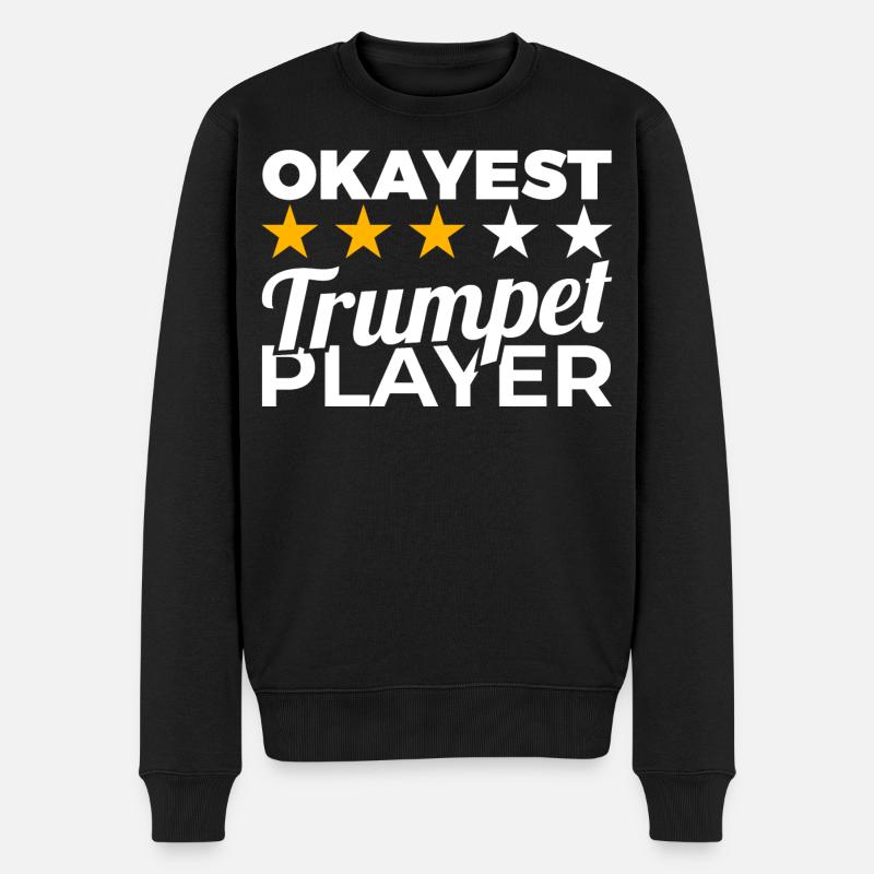 Bester Trompeter - Männer Premium Bio Pullover - Schwarz