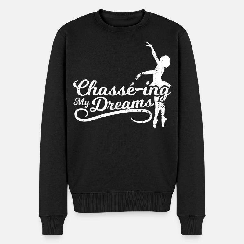 Ballett Motivation - Männer Premium Bio Pullover - Schwarz