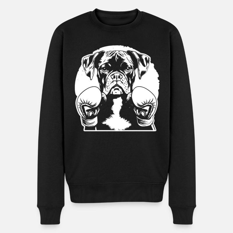 Boxeur - Pull Premium bio Homme - noir