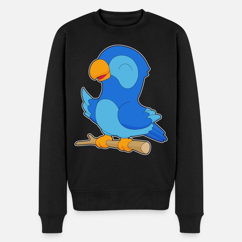 Branche Parrot - Pull Premium bio Homme - noir