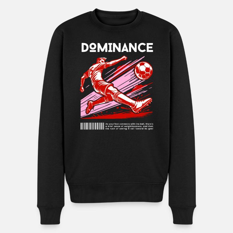 Dominance – Power Kick - Männer Premium Bio Pullover - Schwarz