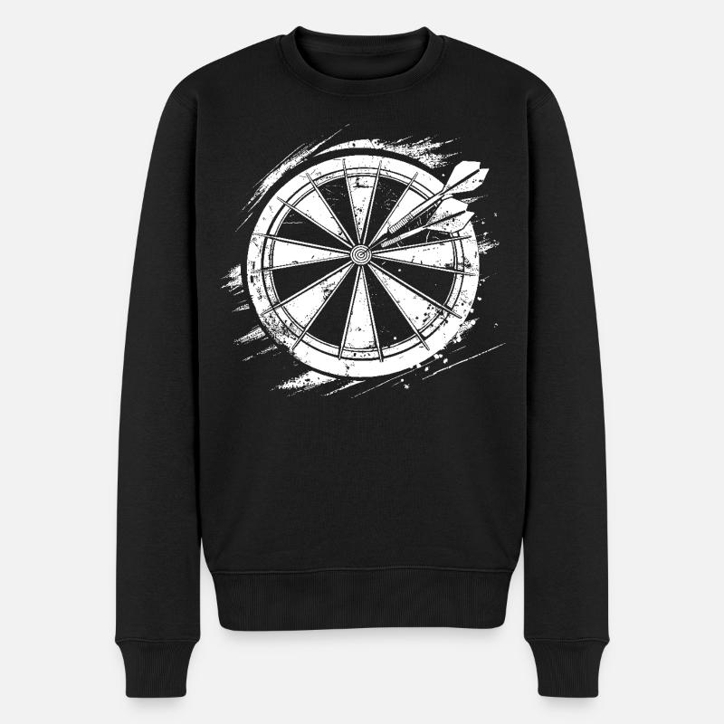 Croquis de fléchettes - Pull Premium bio Homme - noir