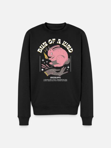 Jackalope mystique – Unique et magique - Pull Premium bio Homme - noir