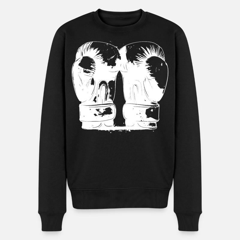 Boxe - Pull Premium bio Homme - noir