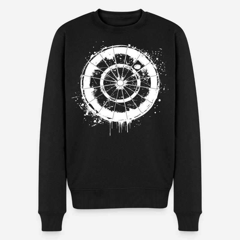 Jeu de fléchettes Street Art - Pull Premium bio Homme - noir