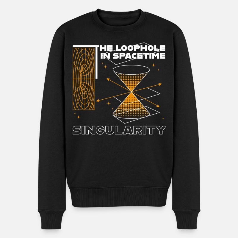 Faille dans l’espace-temps - Pull Premium bio Homme - noir