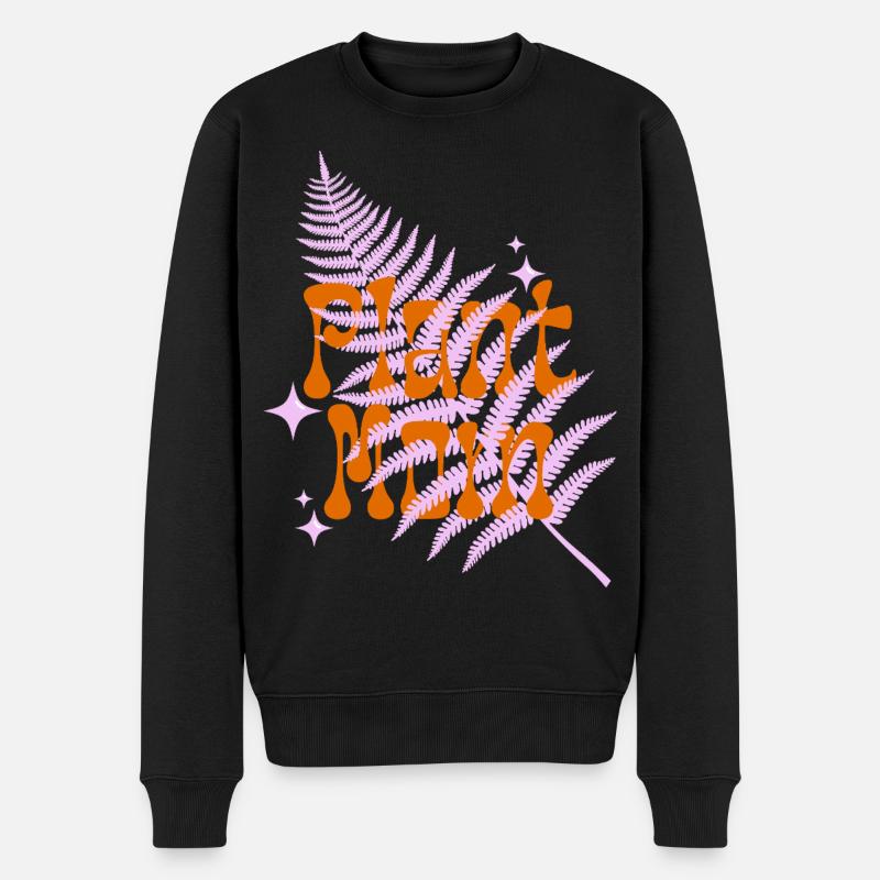 Plant Mama Motif imprimé élégant - Pull Premium bio Homme - noir