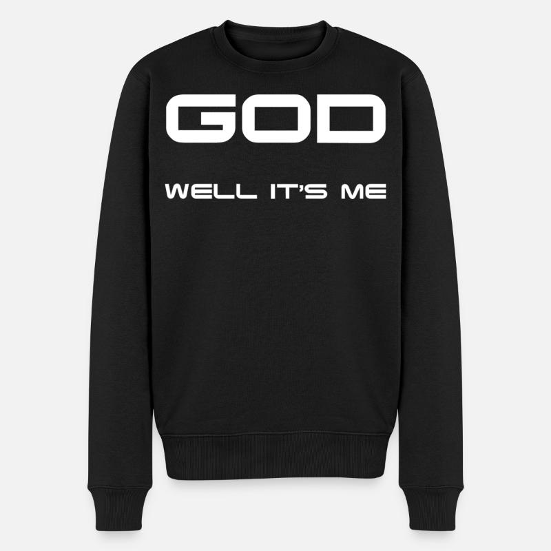 Dieu, c'est moi ! - Pull Premium bio Homme - noir