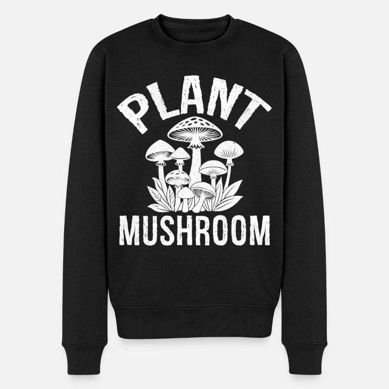 Champignon végétal - Pull Premium bio Homme - noir