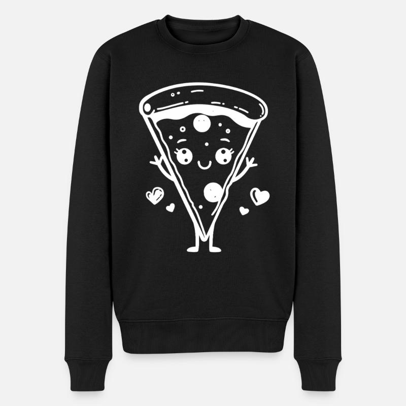 Style Pizza BD - Pull Premium bio Homme - noir