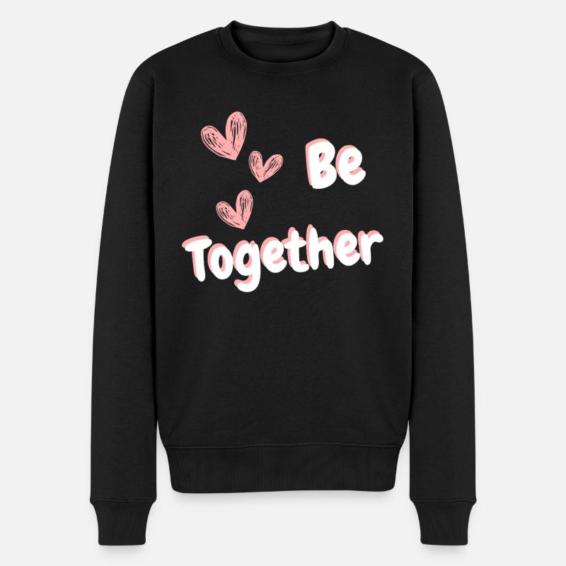 BE TOGETHER - Pull Premium bio Homme - noir