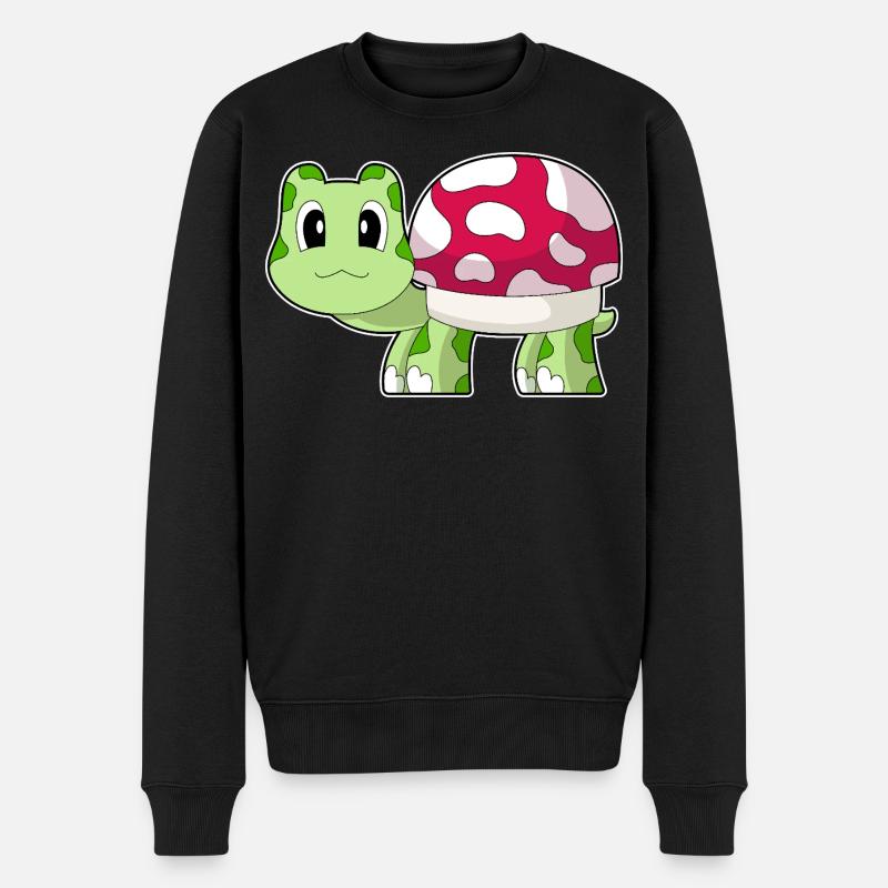 Champignon Tortue - Pull Premium bio Homme - noir