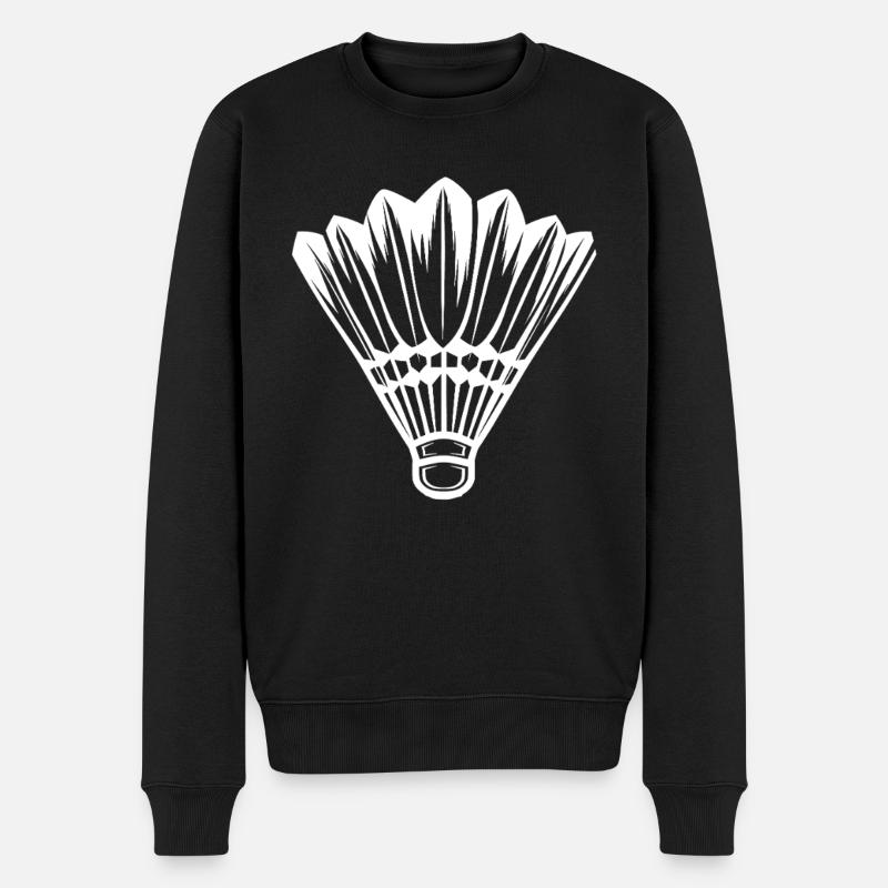 Federball - Männer Premium Bio Pullover - Schwarz