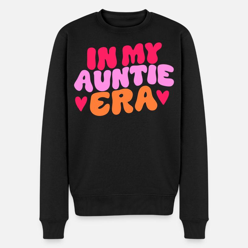 In My Auntie Era Statement - Männer Premium Bio Pullover - Schwarz