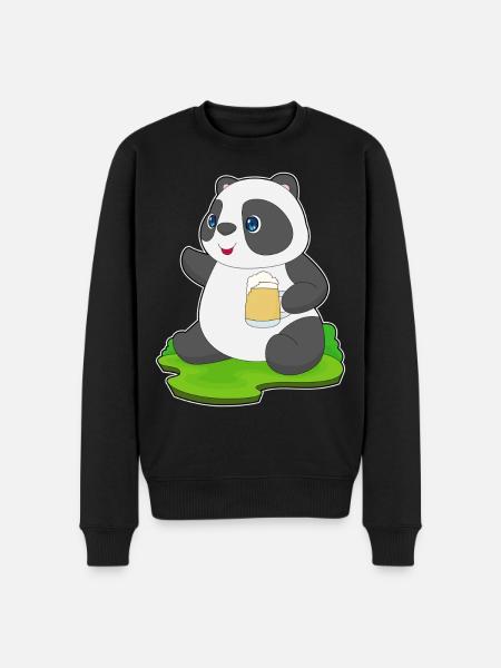 Bière Panda - Pull Premium bio Homme - noir