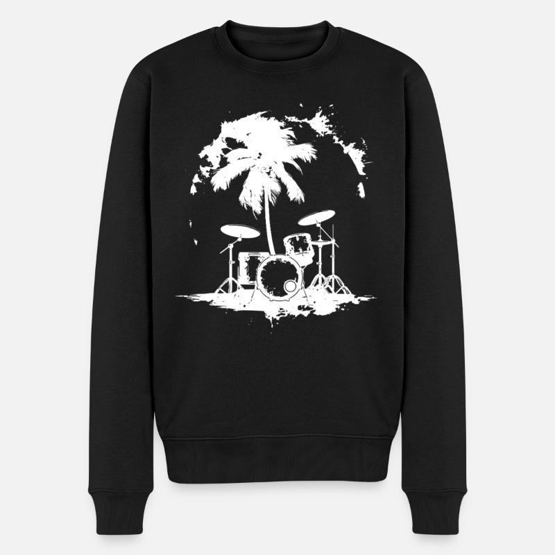 Percussion - Pull Premium bio Homme - noir