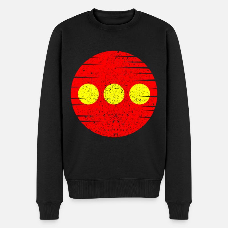 Christiania - Männer Premium Bio Pullover - Schwarz