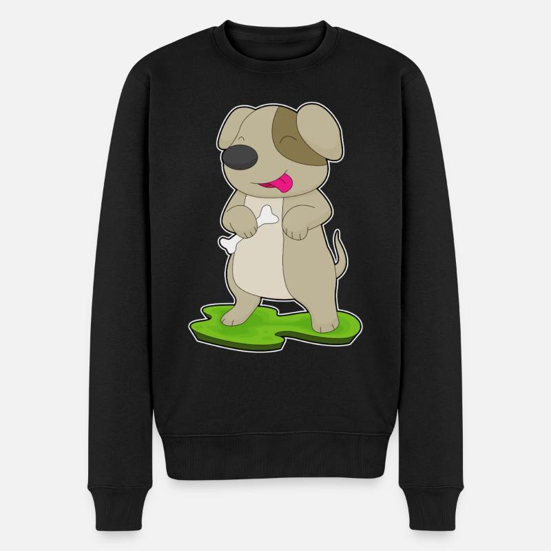 Os de chien - Pull Premium bio Homme - noir